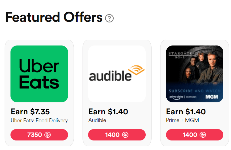 Ofertas en Grabpoints